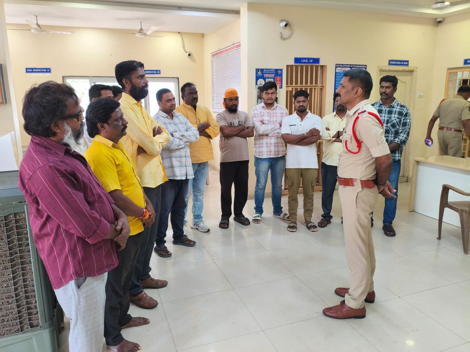 హనుమకొండ పోలీస్ స్టేషన్ పరిధిలోని రౌడీషీటర్ ల కు  సిఐ  కౌన్సిలింగ్ 