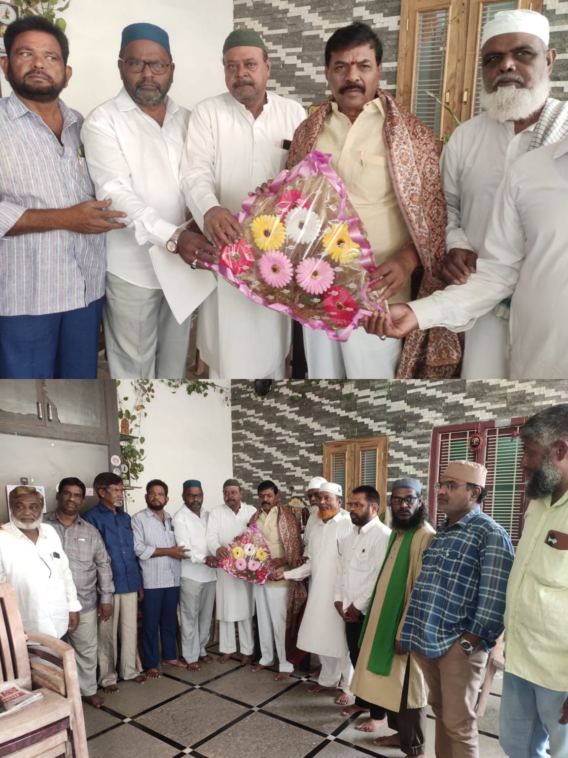 మైనార్టీల సమస్యలపై గొంతెత్తిన సారయ్యకుకాంగ్రెస్ సీనియర్ నాయకులు అబ్దుల్ తాహిర్ ఆధ్వర్యంలో  సన్మానం