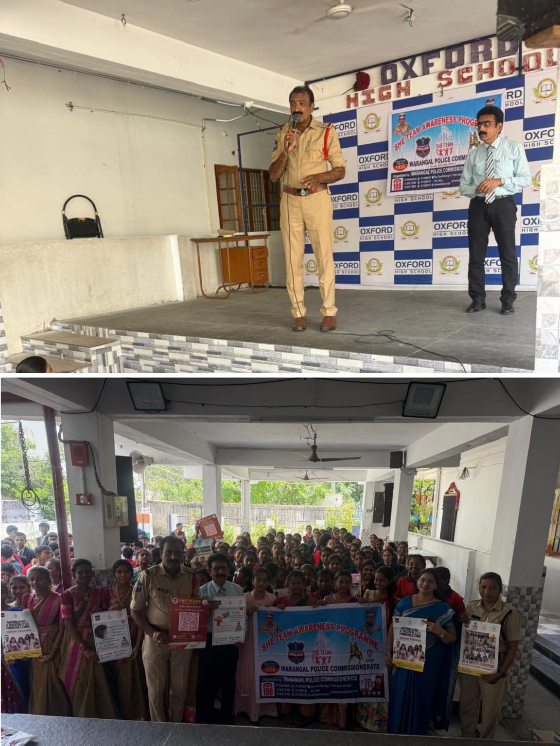 వరంగల్ షీ టీం ఎస్సై రామారావు ఆధ్వర్యంలో మహిళల భద్రతపై అవగాహన