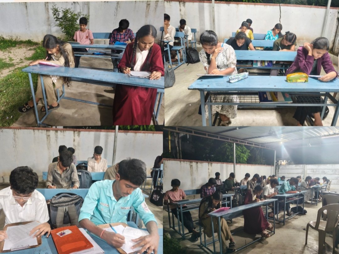 భారత్ వికాస్ పరిషత్ ఆధ్వర్యంలో  కాళోజీ కోచింగ్ & ట్యూషన్ విద్యార్థులకు ప్రతిభా పరీక్ష.