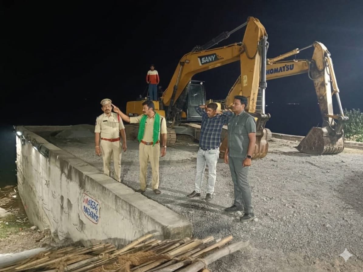 హసన్‌పర్తి పెద్దచెరువు వద్ద గణేష్ నిమజ్జన ఏర్పాట్ల పరిశీలన