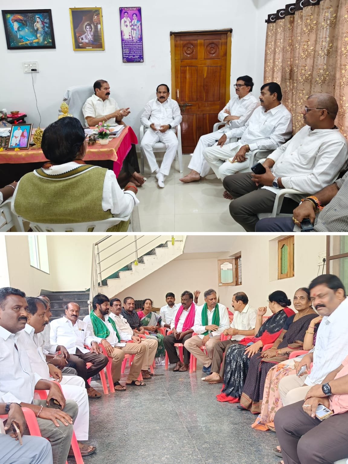 వినయ్ భాస్కర్‌ను పరామర్శించిన పల్లా, సత్యవతి, తక్కళ్లపల్లి